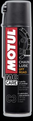 Spray pentru ungere lant C3 CHAIN LUBE OFF ROAD 400ML MOTUL / MOTORCYCLE